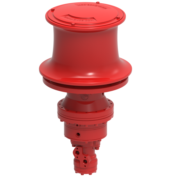 Hydraulic capstan winch 2600 kg 18 m/min