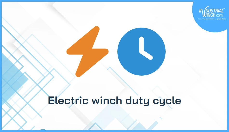Electric winch duty cycle: how long it can really run