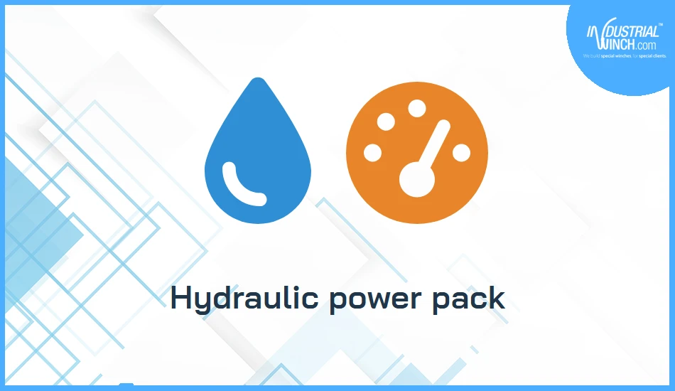 Sizing the power pack for a hydraulic winch