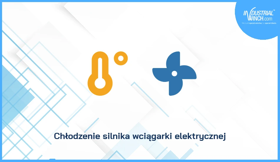 Chłodzenie silnika wciągarki elektrycznej